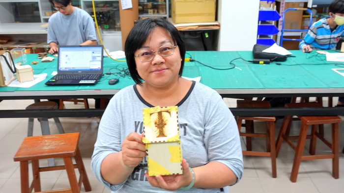 20251203【正修創客基地×工學院】雷射切割應用體驗工作坊-雷切小木盒圖片