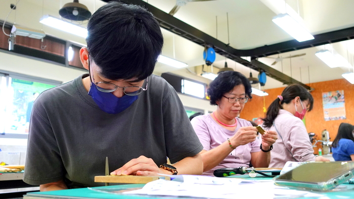 20250528【正修創客基地×工學院】基礎金工應用實作工作坊-銀杏造型戒指圖片