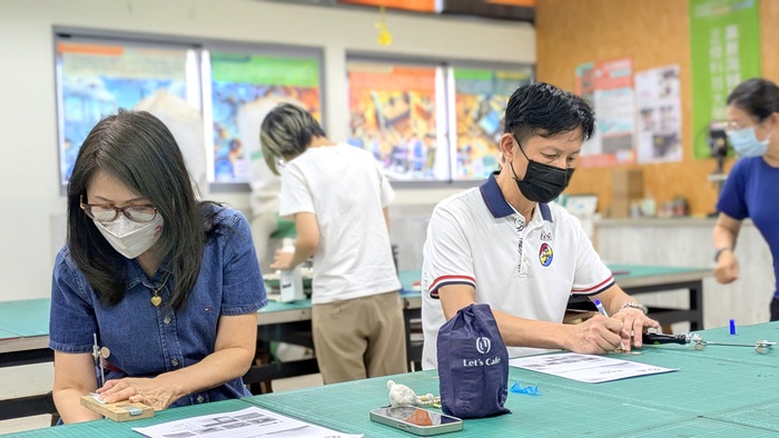 20250528【正修創客基地×工學院】基礎金工應用實作工作坊-銀杏造型戒指圖片